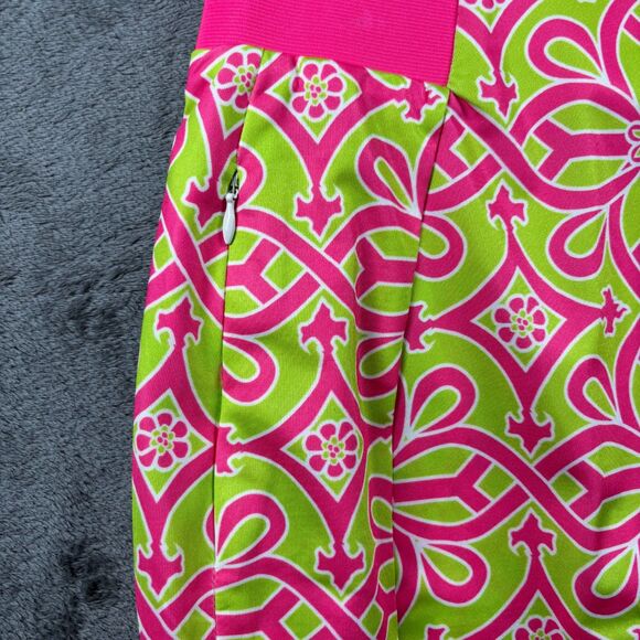 Gretchen Scott Pull On Jersey Skippy Skort Skirt Active Piazza Lime Pink C208 - Picture 2 of 10